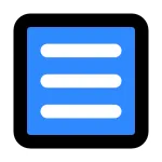 Align Text Both One SVG Icon